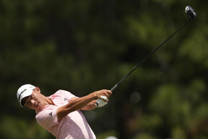 collin morikawa claws back into contention at us open with bogey-free 66 in third round at pinehurst