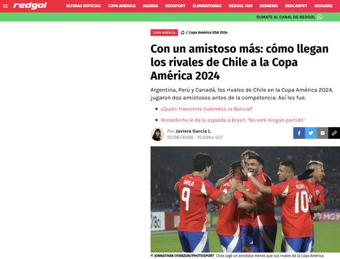 la triste calificación que le puso la prensa chilena a perú previo a la copa américa