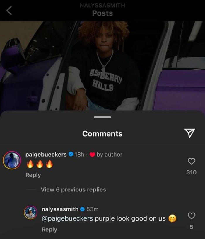 paige bueckers, nalyssa smith's golden state valkyries comment has fever fans outraged