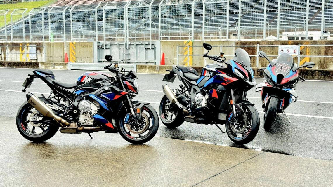 bmwが誇る｢m｣を冠するスーパーバイクの実力 雨の｢もてぎ｣で元gpライダー先導で試乗した