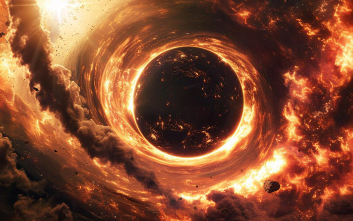 ¿y si el sol se convirtiera en un agujero negro?