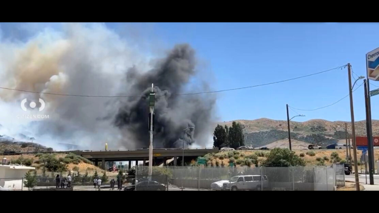 Brush fire near 5 Freeway in Gorman forces evacuations