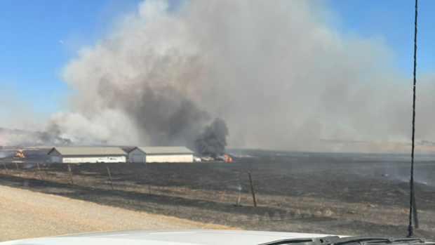 Wildfire in Butte County forces evacuations, 2 structures involved