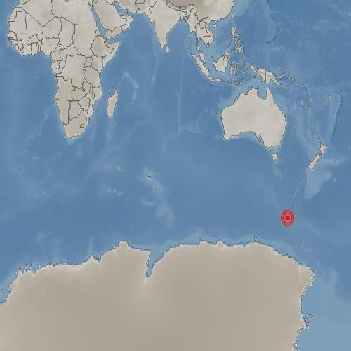 뉴질랜드 더니든 남남서쪽 바다서 규모 6.0 지진 발생