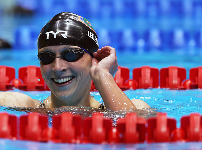 katie ledecky qualified for the 2024 paris olympics with a predictably dominant 400 freestyle win at u.s. trials