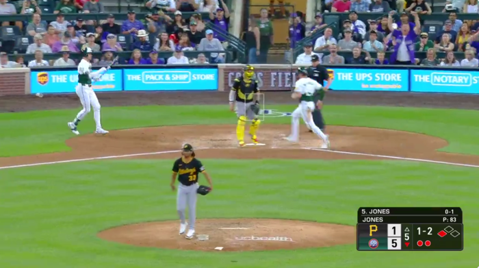 ryan mcmahon pulled off the smoothest move to steal home for a rockies run