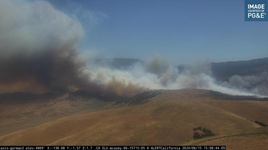 Post Fire Burns Thousands Of Acres In Gorman