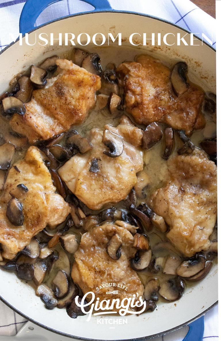 Mushroom Chicken – A French Classic