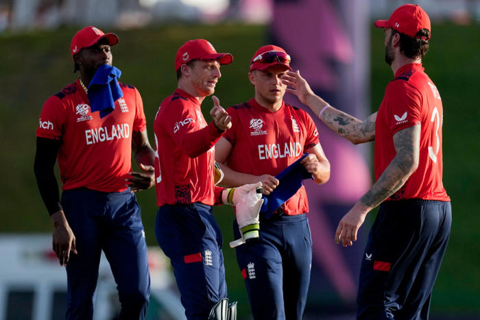 t20 world cup: england qualify for super 8s after rain and australia fumbles make for nervous group finale