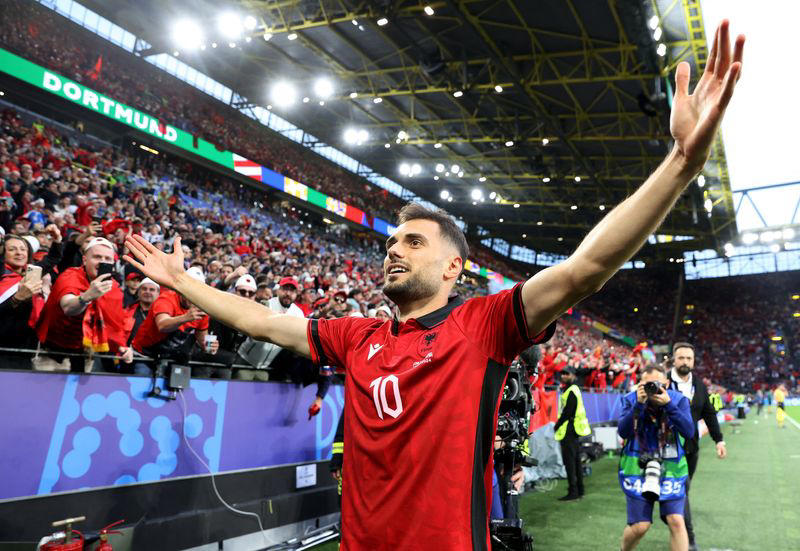 サッカー＝アルバニアがユーロ史上最速、開始23秒でゴール