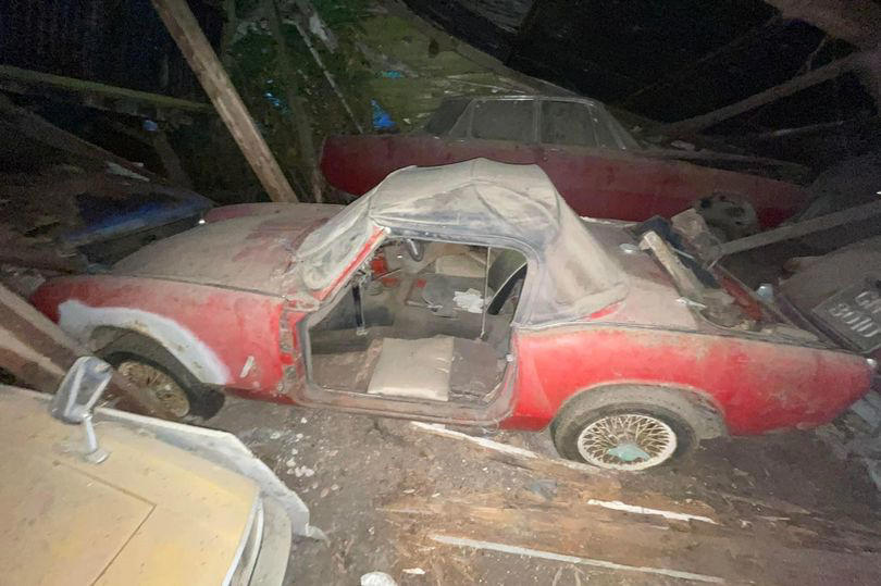car graveyard full of abandoned classic cars worth '£200,000'