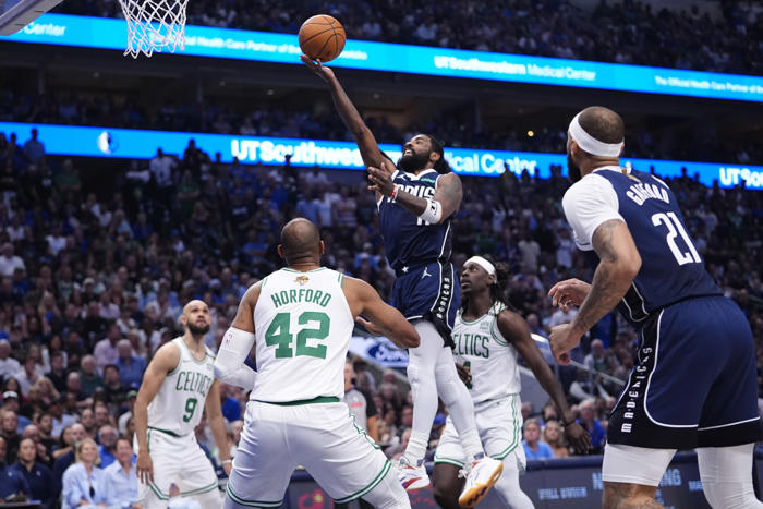 nba finals: irving ends skid vs celtics, now mavs try to win in boston