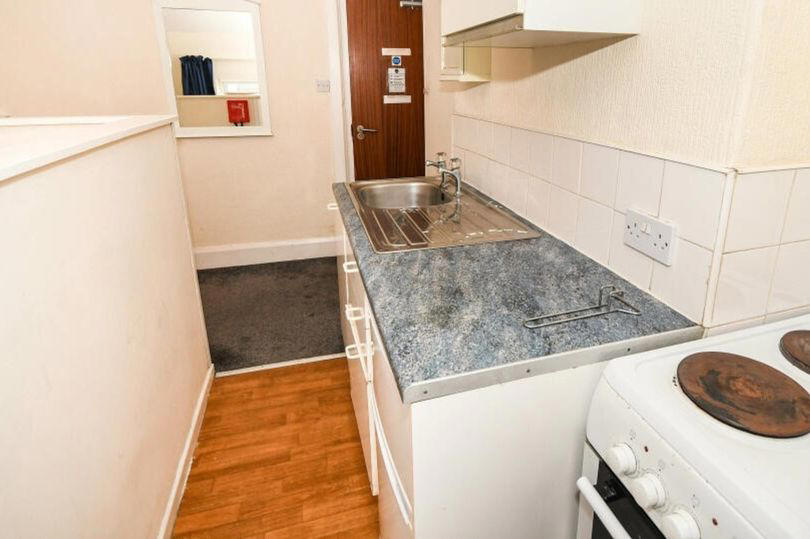 'prison-cell' flat that costs £475 a month is like a sit-com set