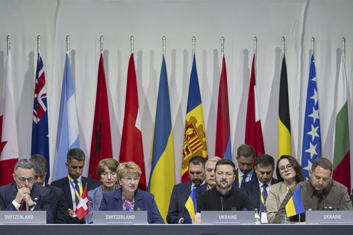 80 countries at swiss conference agree ukraine's territorial integrity must be basis of any peace
