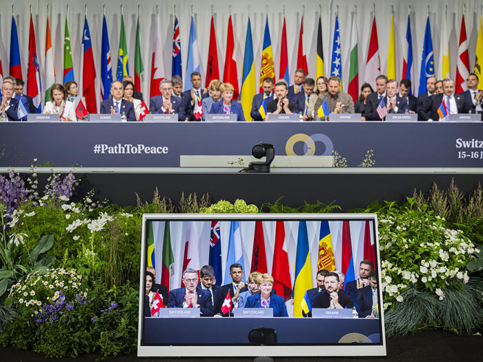 84 delegationen stehen hinter schlusserklärung des ukraine-gipfels
