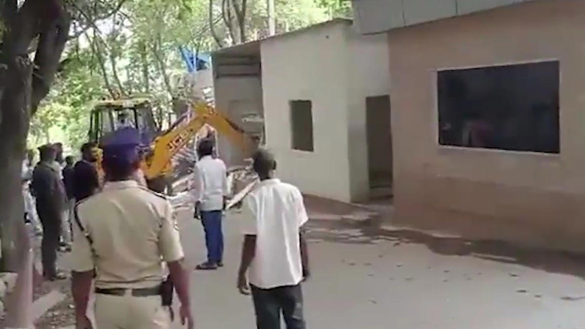 ias officer transferred day after demolition near jagan reddy's home in hyderabad