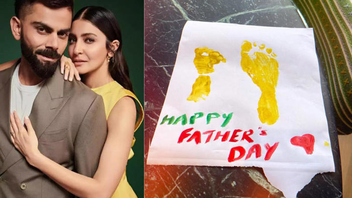anushka sharma shares a special father's day post for husband virat kohli, see pic