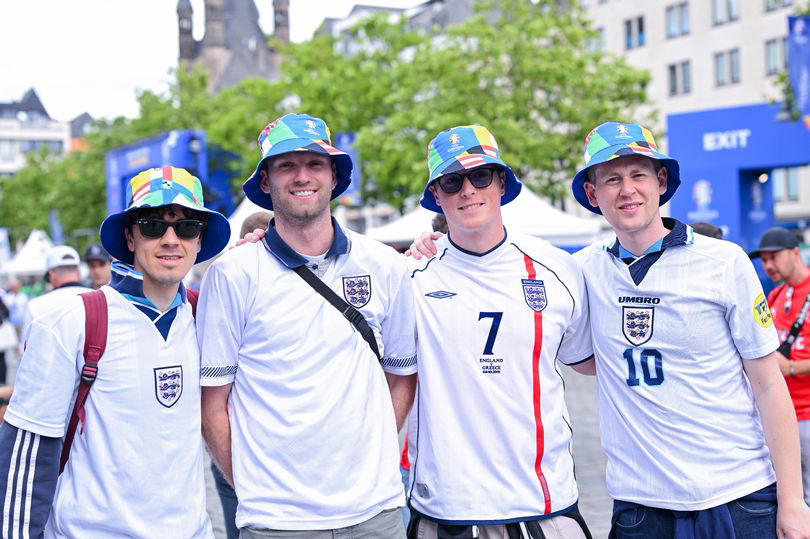 boozy england fans drink in the euro 2024 atmosphere ahead of first game vs serbia