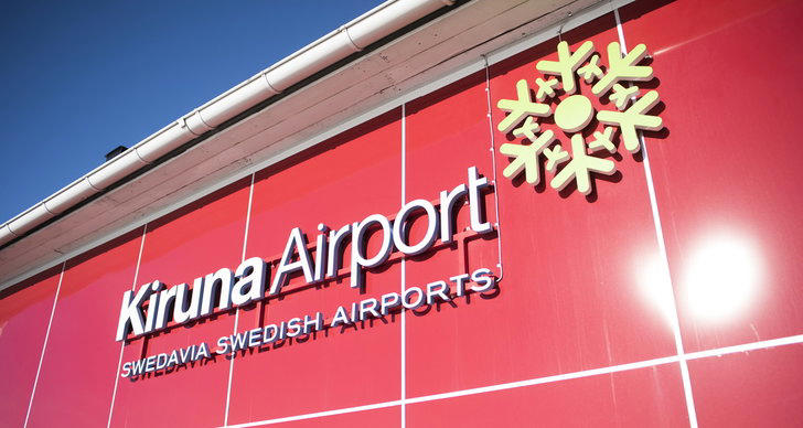 fel på landningsbanan – kiruna flygplats stängd