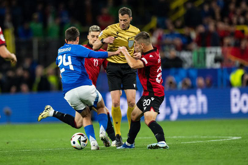 euro 2024 controversy as italy vs albania referee called out over match fixing scandal