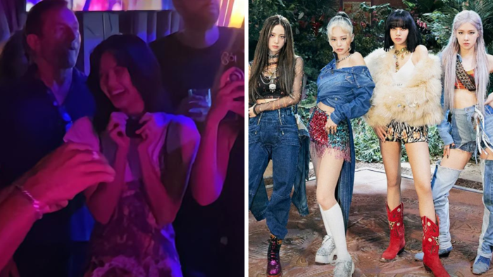 blackpink's lisa dances heart out to how you like that at party with the white lotus' cast and crew. watch