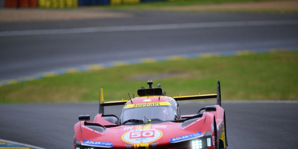 ferrari holds off toyota to go back-to-back and win a rainy 24 hours of le mans