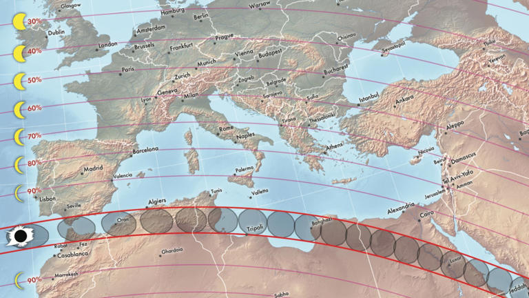The total solar eclipse on Aug. 2, 2027, will be the longest one on land since 1991.