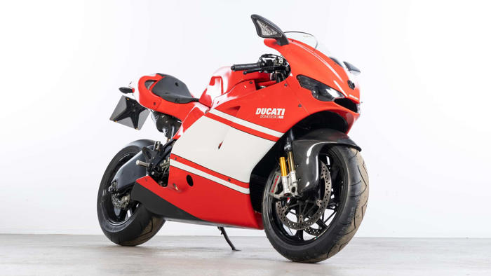 there's a motogp-derived ducati desmosedici rr up for sale right now