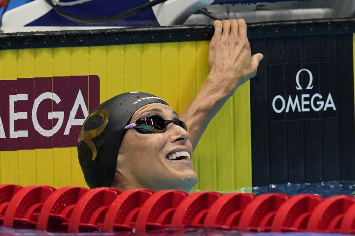 gabrielle rose proves age is just a number as she competes in us swim trials at 46