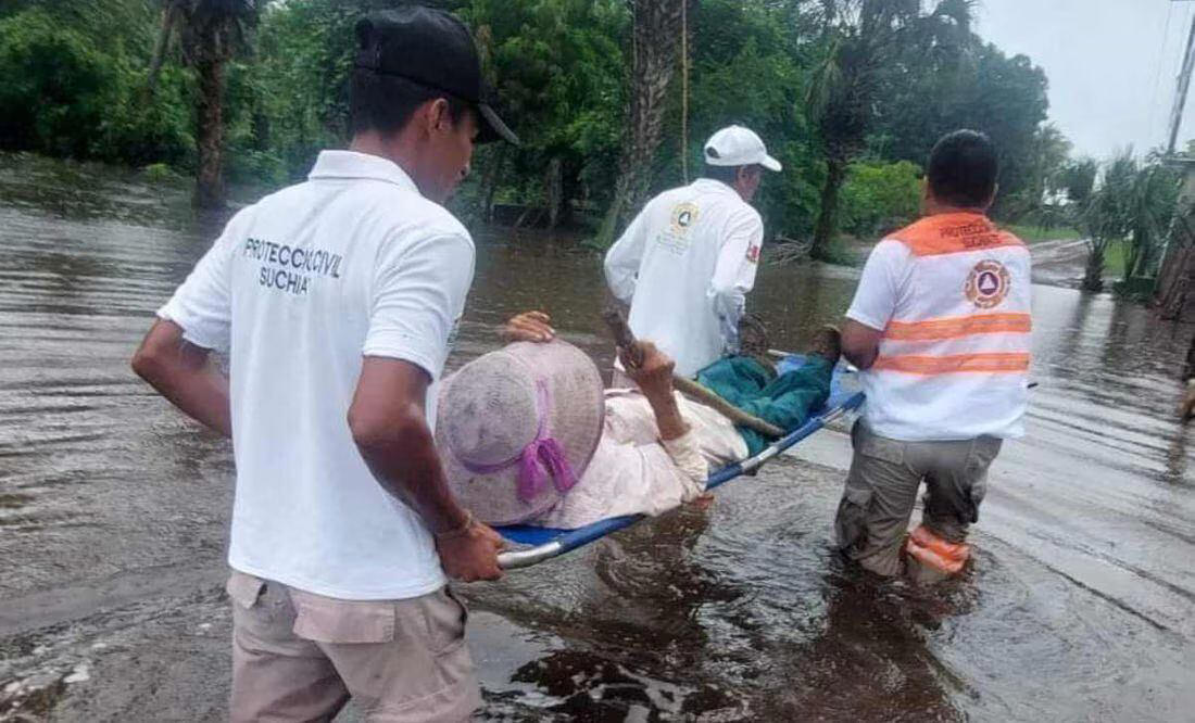 lluvias torrenciales en chiapas provocan inundaciones en frontera con guatemala
