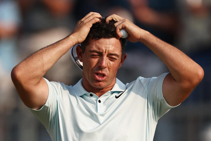 missed putt sinks mcilroy to unwanted 100-year first