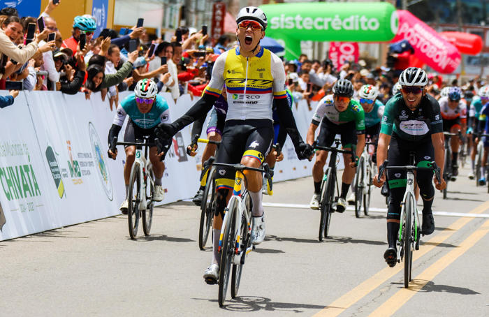 alejandro osorio se llevó la segunda etapa de la vuelta a colombia: así va la general