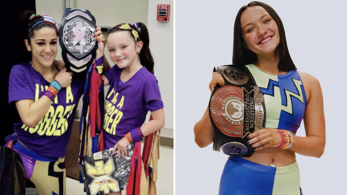 izzy moreno shares 'full circle' moment as bayley's superfan wins indie gold