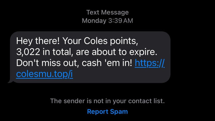 how to, coles and telstra loyalty point phishing scams are circulating. here's how to spot one