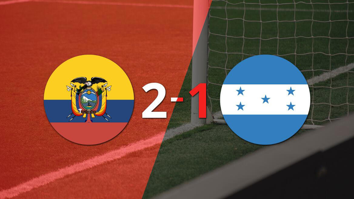 ecuador ganó 2-1 el amistoso con honduras