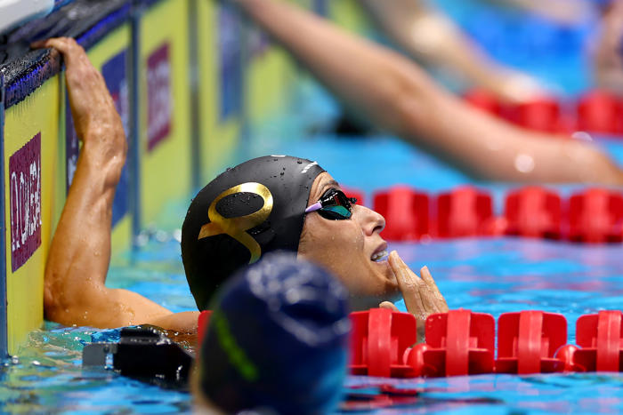 the oldest competitor at the u.s. trials turns in the swim of a lifetime