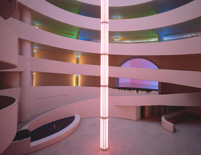 «Untitled (to Tracy, to celebrate the love of a lifetime)» στο Μουσείο Solomon R. Guggenheim, Νέα Υόρκη.