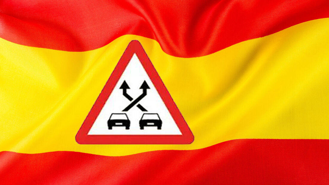 neue spanische verkehrsschilder: dieses schild verwirrt autofahrer