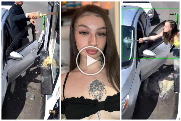 bardame im bikini wird von kunde angegriffen, sie zerschmettert sein auto mit einem hammer: video