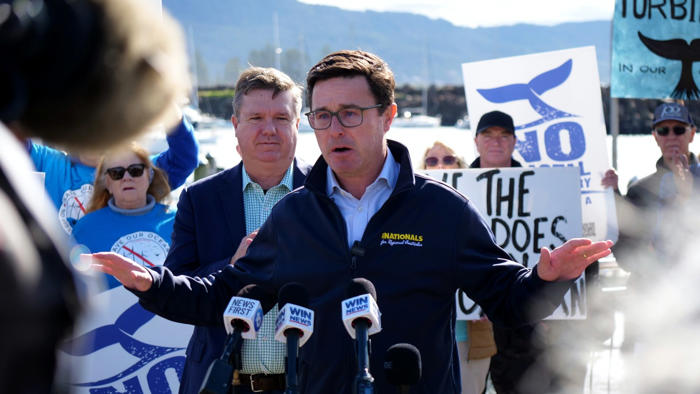 national party leader david littleproud promises to scrap nsw offshore wind zones in labor heartland