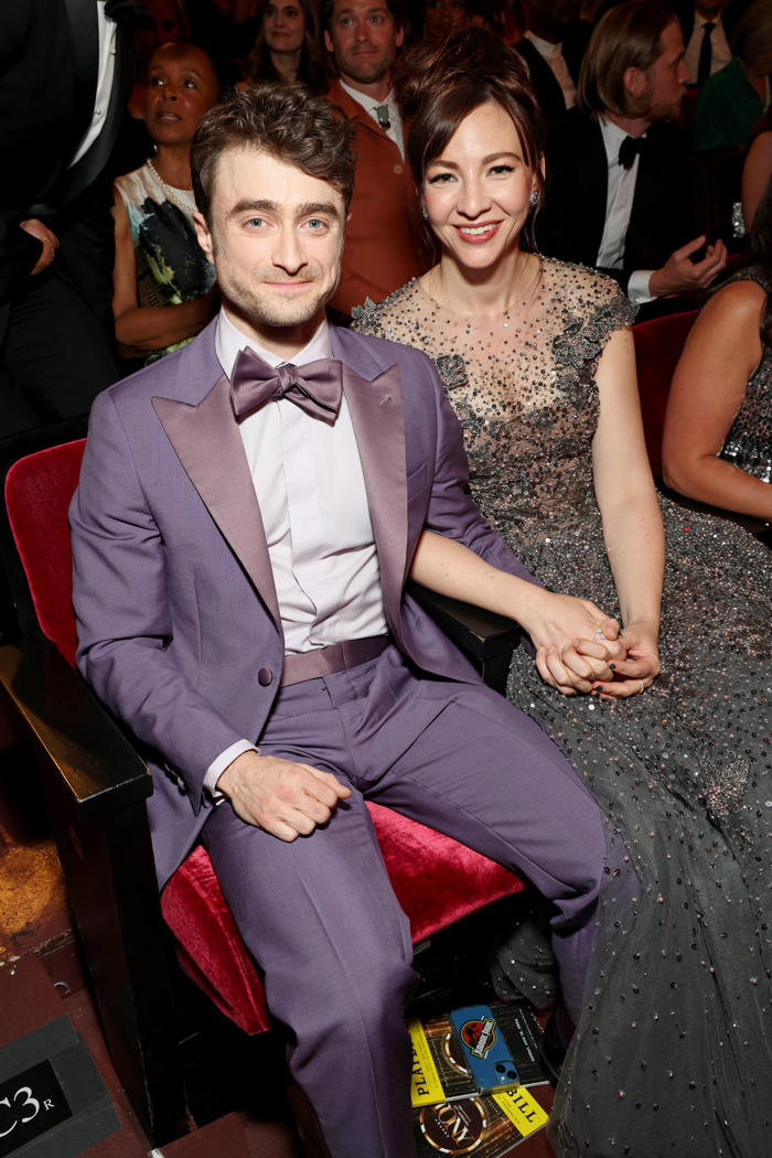 daniel radcliffe makes rare emotional comment about partner and son as he wins first tony