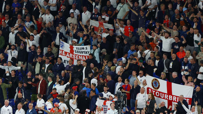 'good vibes' for england fans after tense win in euro 2024 opener against serbia