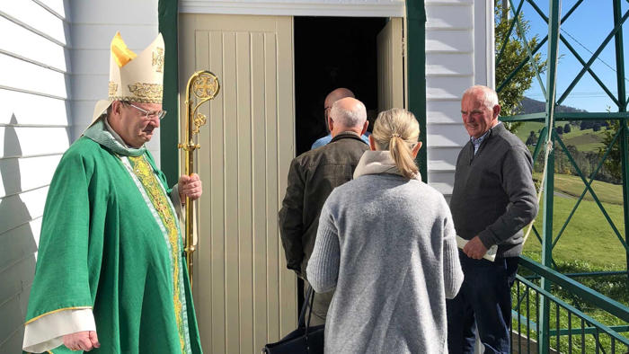amazon, julian porteous, tasmania's exorcist bishop, has reached the age at which bishops must retire