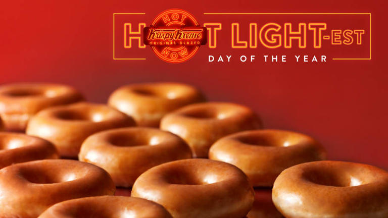 Krispy Kreme “hot Light Est” Day Of The Year Comes With A Sweet Surprise