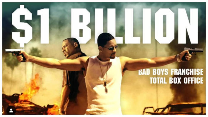 'bad boys: ride or die' week 2 collections propel the franchise past the $1 billion mark