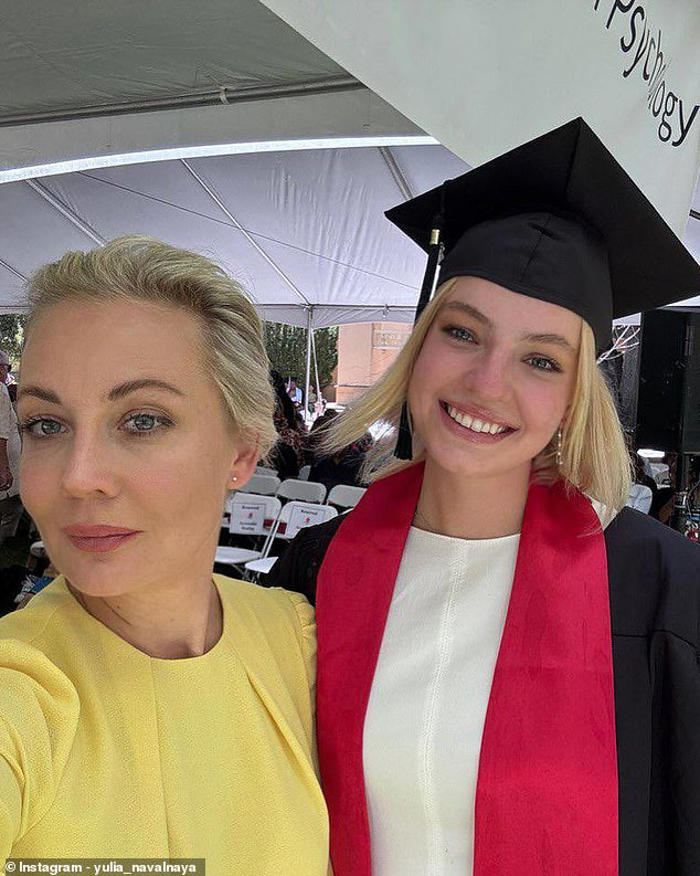 alexei navalny's daughter, dasha, celebrates graduating from stanford