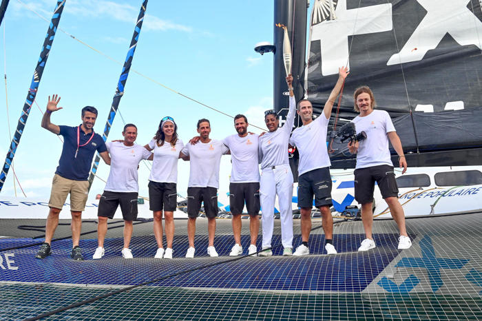 flamme olympique : l'équipage qui a lancé le relais en guadeloupe raconte la folle traversée de l'atlantique