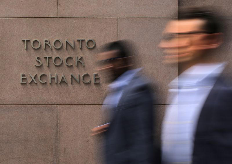 tsx hits 3-month low as resource shares fall out of favor