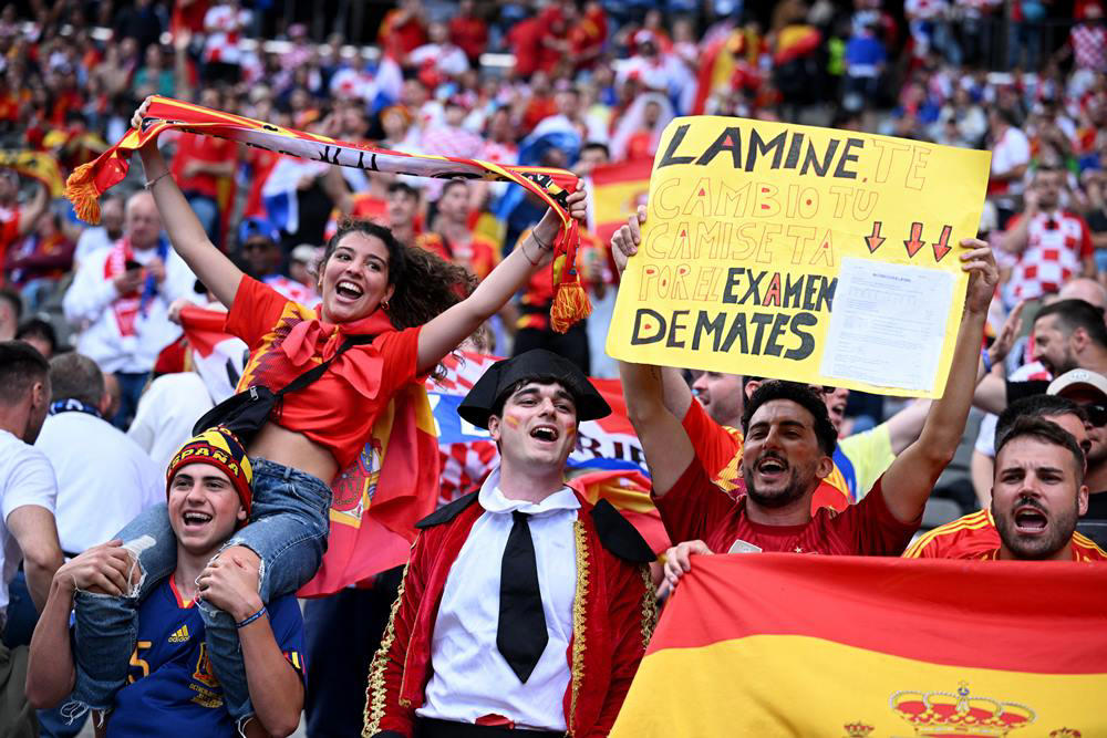 sepinya euro 2024, suporter sebut atmosfer pesta sepak bola kurang meriah