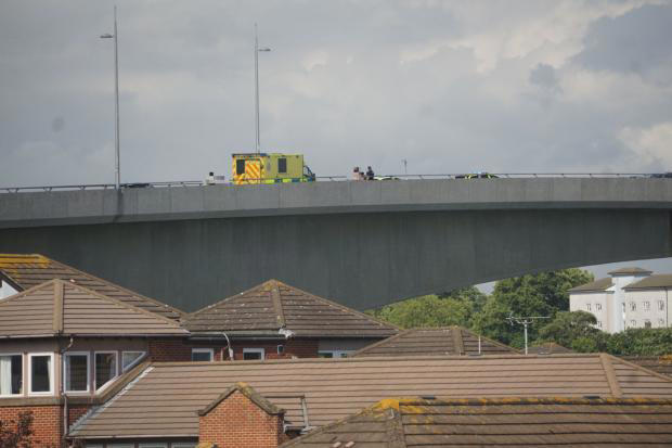 This is why the Itchen Bridge was closed for over an hour